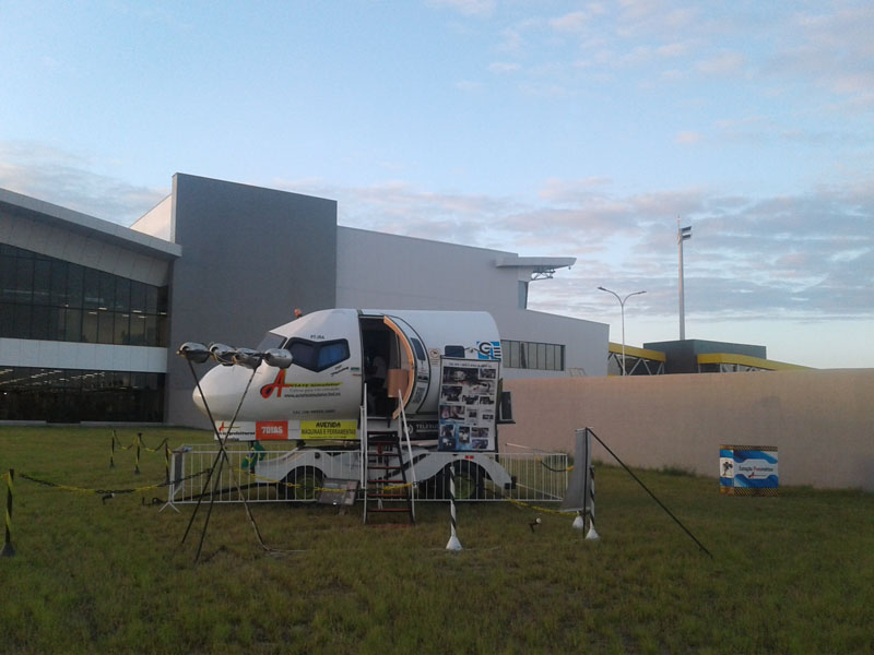 Simulador de voo está aberto para visitação em Vitória (1)