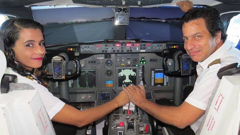 Simulador de voo está aberto para visitação em Vitória 